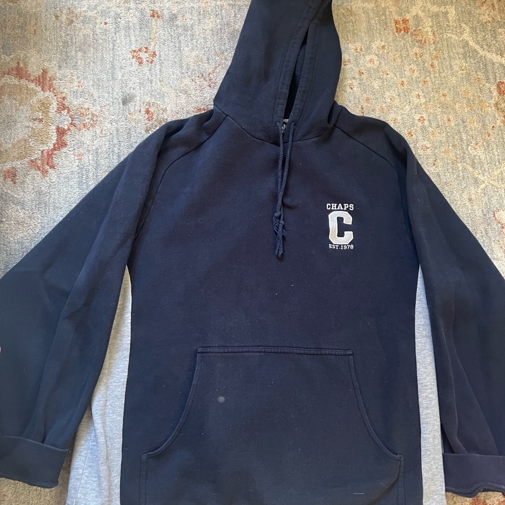 Chaps Dark Blue Sweatshirt with Logo